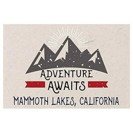 

Mammoth Lakes California Souvenir 2x3 Inch Fridge Magnet Adventure Awaits Design