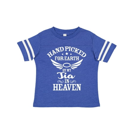 Inktastic Handpicked for Earth By My Tia in Heaven with Angel WIngs Gift Toddler Boy or Toddler Girl T-Shirt
Inktastic Handpicked for Earth By My Tia in Heaven with Angel WIngs Gift Toddler Boy or Toddler Girl T-Shirt