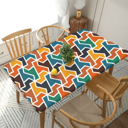 Home Deluxe Tablecloth Arabesque Pattern Waterproof Elastic Rim Edged Table Cover- For Christmas Parties And Picnics 5ft
Home Deluxe Tablecloth Arabesque Pattern Waterproof Elastic Rim Edged Table Cover- For Christmas Parties And Picnics 5ft