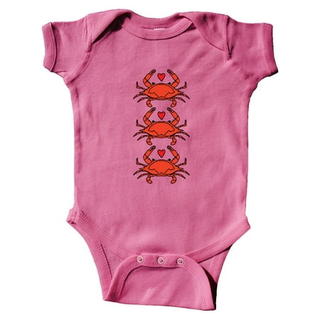 Inktastic Crab Lover Gifts Gift Baby Boy or Baby Girl Bodysuit