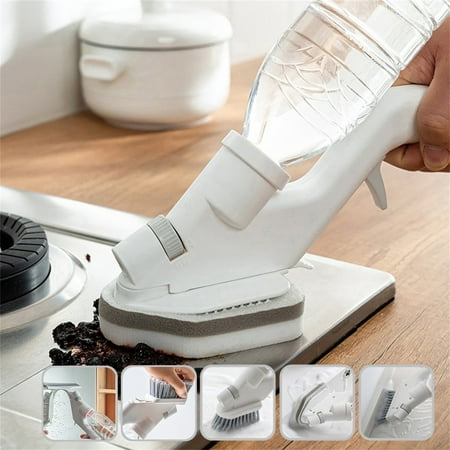 Water Spray Cleaning Set with Glass Scraper Cleaning Brush Sponge Brush