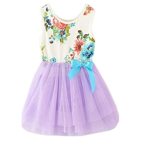 Niyage Little Girls Sleeveless Floral Princess Dress Tulle Tutu Sundress 4T Purple
Niyage Little Girls Sleeveless Floral Princess Dress Tulle Tutu Sundress 4T Purple