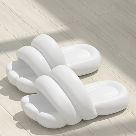 Slippers Women Non Slip Shoes Injection Shoes White 40