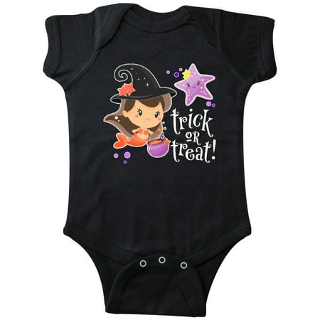 Inktastic Trick or Treat Mermaid witch hat cauldron Gift Baby Boy or Baby Girl Bodysuit
Inktastic Trick or Treat Mermaid witch hat cauldron Gift Baby Boy or Baby Girl Bodysuit