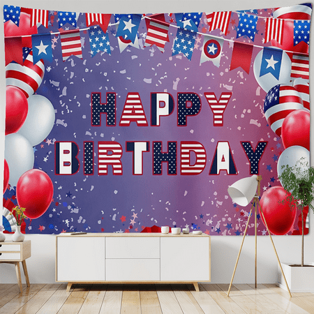 July Fourth Hanging Banner Backdrop Party Decorations Photo Booth Banner 72x60Inch American Flag Backdrop for Kids Bedroom Living Room Dorm Decor
July Fourth Hanging Banner Backdrop Party Decorations Photo Booth Banner 72x60Inch American Flag Backdrop for Kids Bedroom Living Room Dorm Decor