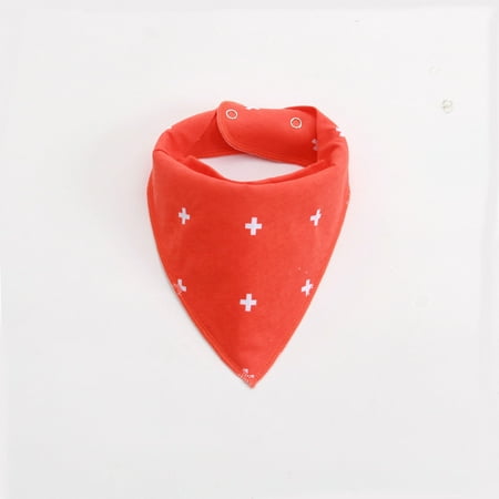 Toddler Kid Baby Cartoon Feeding Cloth Bib Infant Folding Triangles Scarf Bibs CHMORA