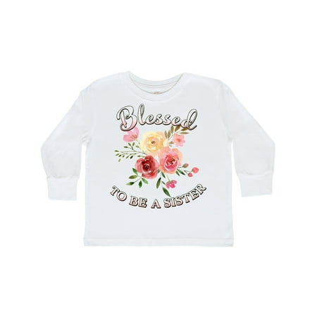 Inktastic Blessed to be a Sister- flowers Gift Toddler Toddler Girl Long Sleeve T-Shirt
Inktastic Blessed to be a Sister- flowers Gift Toddler Toddler Girl Long Sleeve T-Shirt