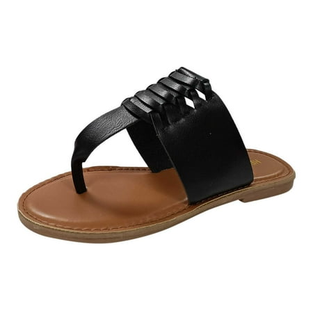 dmqupv Sandals Sandals Fashion Flip Shoes Retro For Women Causal Flat Flops Summer Women s Wedge Sandals Size 6 Black 6.5
dmqupv Sandals Sandals Fashion Flip Shoes Retro For Women Causal Flat Flops Summer Women s Wedge Sandals Size 6 Black 6.5