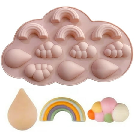 Rainbow Cloud Raindrop Silicone Mold DIY Baking Silicone Mold Cake Ice Cube Mold
Rainbow Cloud Raindrop Silicone Mold DIY Baking Silicone Mold Cake Ice Cube Mold