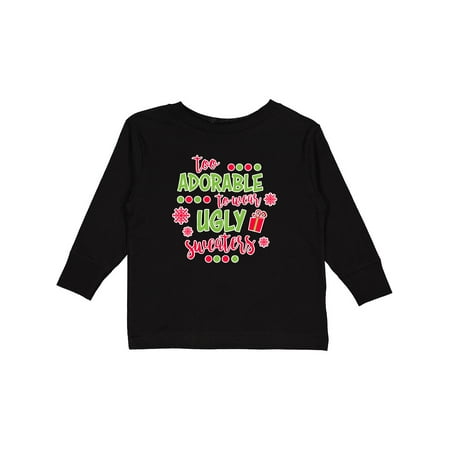 Inktastic Too Adorable to Wear Ugly Sweaters Gift Toddler Boy or Toddler Girl Long Sleeve T-Shirt
Inktastic Too Adorable to Wear Ugly Sweaters Gift Toddler Boy or Toddler Girl Long Sleeve T-Shirt