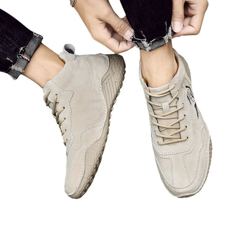 Lhked Josdec Men Shoes Fall/Winter High Top Short Boots Breathable Velvet Cotton Shoes Running shoes Beige 39
Lhked Josdec Men Shoes Fall/Winter High Top Short Boots Breathable Velvet Cotton Shoes Running shoes Beige 39