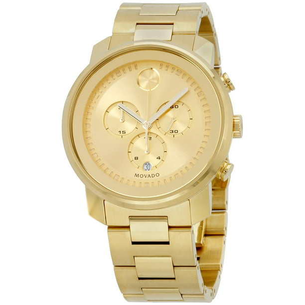 Movado Bold Quartz Movement Champagne Dial Men's Watch 3600278