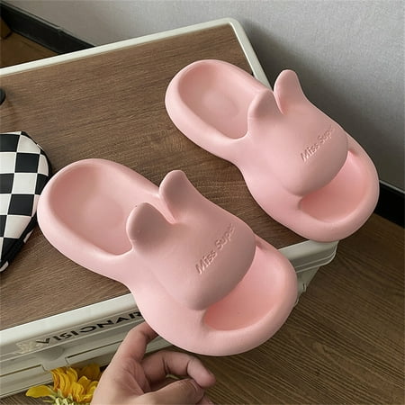 LAKIDAY Fashion Cute Personalized Slippers Sandals Women Indoor Heat Avoidance Can Be Worn Outside Thick Bottom Sandals Women One Slippers Convenient to Wear
LAKIDAY Fashion Cute Personalized Slippers Sandals Women Indoor Heat Avoidance Can Be Worn Outside Thick Bottom Sandals Women One Slippers Convenient to Wear