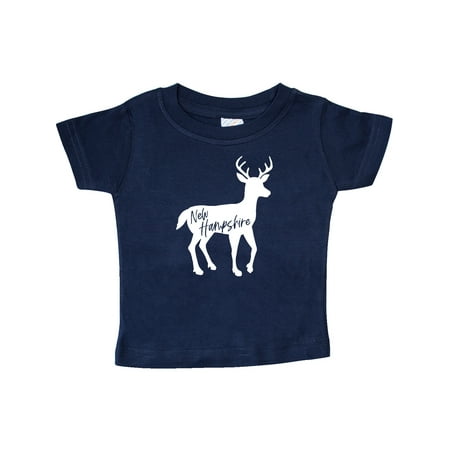 Inktastic New Hampshire White Deer Silhouette Gift Baby Boy or Baby Girl T-Shirt
Inktastic New Hampshire White Deer Silhouette Gift Baby Boy or Baby Girl T-Shirt