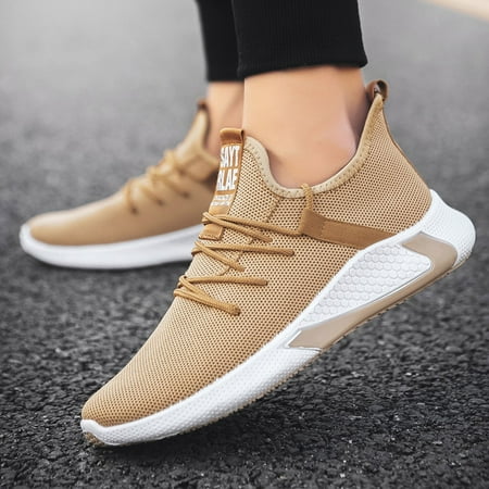 Cathalem Mens Go Walk 5 Qualify Sneaker Soft Mesh Breathable Sport Men Fashion Casual Shoes Lace-Up Bottom Sneaker Stretcher Men Brown 10.5
Cathalem Mens Go Walk 5 Qualify Sneaker Soft Mesh Breathable Sport Men Fashion Casual Shoes Lace-Up Bottom Sneaker Stretcher Men Brown 10.5