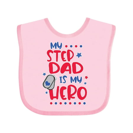 Inktastic Memorial Day My Step Dad is My Hero Gift Baby Boy or Baby Girl Bib
Inktastic Memorial Day My Step Dad is My Hero Gift Baby Boy or Baby Girl Bib