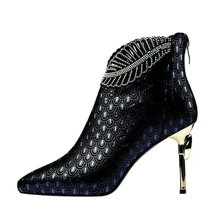 Mackneog Boots Thin Shoes Diamond Women s Short Breathable Heels High Laceup Cuspidal Toe Women s Boots Gift on Clearance
Mackneog Boots Thin Shoes Diamond Women s Short Breathable Heels High Laceup Cuspidal Toe Women s Boots Gift on Clearance