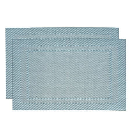 Uxcell Place Mats 450x300mm Table Mats Pack of 2 PVC Washable Woven Placemat Lake Blue
Uxcell Place Mats 450x300mm Table Mats Pack of 2 PVC Washable Woven Placemat Lake Blue