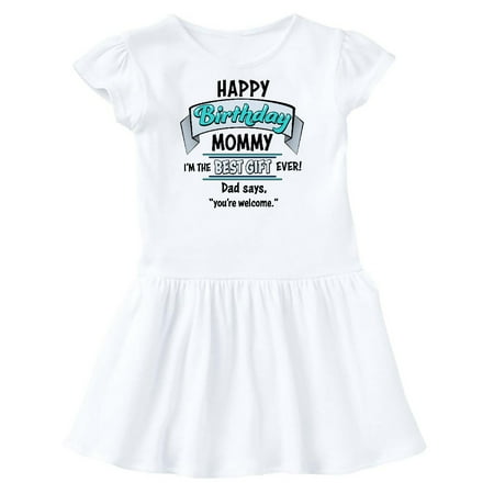 Inktastic Happy Birthday Mommy I m the Best Gift Ever in Blue Gift Toddler Girl Dress
Inktastic Happy Birthday Mommy I m the Best Gift Ever in Blue Gift Toddler Girl Dress