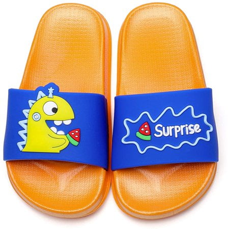 Toddler Little Kids Dinosaur Beach/Pool/Shower Slides/Anti-Skid Home Bath Slippers/Cute Summer Outdoor Shoes for Girls and Boys
Toddler Little Kids Dinosaur Beach/Pool/Shower Slides/Anti-Skid Home Bath Slippers/Cute Summer Outdoor Shoes for Girls and Boys