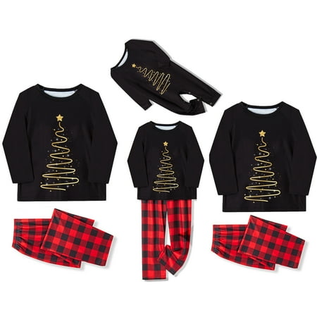 Sunisery Family Matching Christmas Pajamas Set Christmas Tree Print Tops Plaid Trousers Sleepwear Pjs
Sunisery Family Matching Christmas Pajamas Set Christmas Tree Print Tops Plaid Trousers Sleepwear Pjs