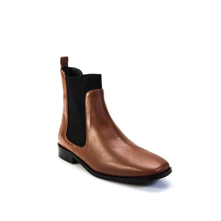 Pre-owned|Everlane Womens Square Toe Weather Boots Peanut Brown Size 9.5