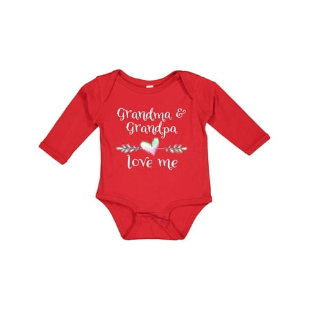 Inktastic Grandma and Grandpa Love Me- Heart Grandchild Gift Baby Boy or Baby Girl Long Sleeve Bodysuit
Inktastic Grandma and Grandpa Love Me- Heart Grandchild Gift Baby Boy or Baby Girl Long Sleeve Bodysuit