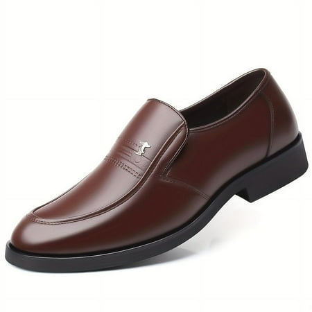 SHZHRUKUNSHM Durable Men‘s Wear-resistant Anti-skid Solid Slip On Dress Shoes Stylish Business Office PU Leather Uppers
SHZHRUKUNSHM Durable Men‘s Wear-resistant Anti-skid Solid Slip On Dress Shoes Stylish Business Office PU Leather Uppers