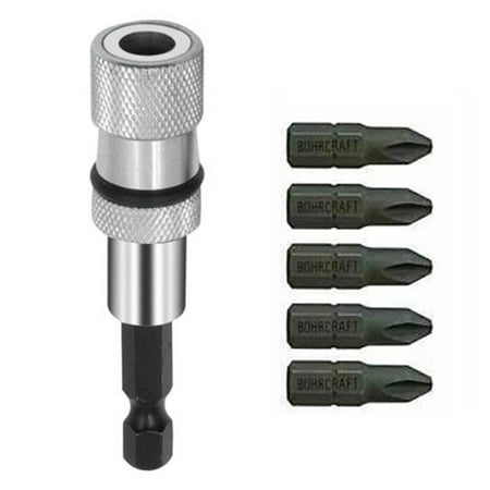 BAMILL 60mm Hex Shank Magnetic Holder+5pcs 25mm PH2 Bit Drill Screwdriver Drywall Screw
BAMILL 60mm Hex Shank Magnetic Holder+5pcs 25mm PH2 Bit Drill Screwdriver Drywall Screw