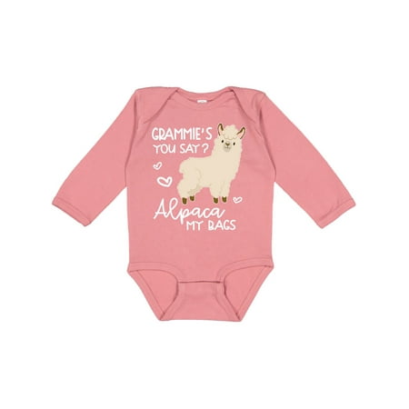 Inktastic Grammie s You Say Alpaca My Bags Gift Baby Boy or Baby Girl Long Sleeve Bodysuit
Inktastic Grammie s You Say Alpaca My Bags Gift Baby Boy or Baby Girl Long Sleeve Bodysuit