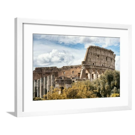 Dolce Vita Rome Collection - Colosseum XI Framed Print Wall Art By Philippe Hugonnard