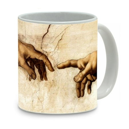 SUBLIMART: Affresco Mug - The creation of Adam (Detail)