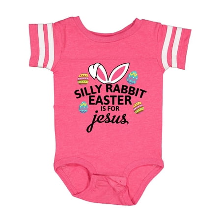 Inktastic Silly Rabbit Easter is for Jesus with Bunny Head and Easter Eggs Gift Baby Boy or Baby Girl Bodysuit
Inktastic Silly Rabbit Easter is for Jesus with Bunny Head and Easter Eggs Gift Baby Boy or Baby Girl Bodysuit