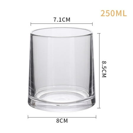 Plastic Stemware Wine Glass Unbreakable Transparent Goblet Clear Impid