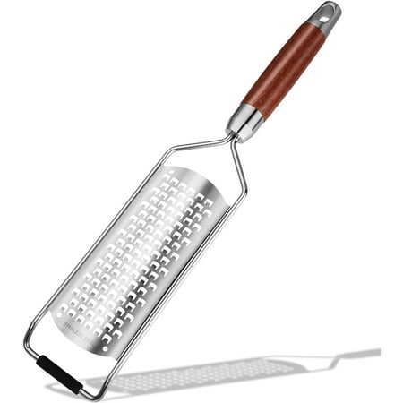 Professional-Grade Lemon Zester with Ultra-Coarse Blades Heavy-Duty Cheese/Vegetable Grater Solid Wood Handle Design - Rust-Resistant Durable Essential Kitchen Tool (A1)
Professional-Grade Lemon Zester with Ultra-Coarse Blades Heavy-Duty Cheese/Vegetable Grater Solid Wood Handle Design - Rust-Resistant Durable Essential Kitchen Tool (A1)