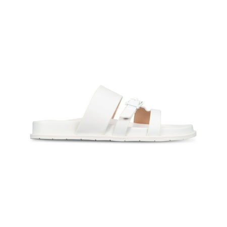 AQUA COLLEGE Womens White 0.5 Heel Buckle Accent Cushioned Waterproof Sloan Round Toe Platform Slip On Leather Slide Sandals 9.5 M
AQUA COLLEGE Womens White 0.5 Heel Buckle Accent Cushioned Waterproof Sloan Round Toe Platform Slip On Leather Slide Sandals 9.5 M