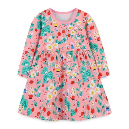 Autumn New Girl Dress European And American Style Children s Dress Knitted Cotton Cartoon Round Neck Princess Dress 2T
Autumn New Girl Dress European And American Style Children s Dress Knitted Cotton Cartoon Round Neck Princess Dress 2T
