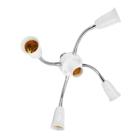 LIANXUE Adjustable E27 Base Light Socket Splitter Gooseneck LED Bulbs Holder Converter
LIANXUE Adjustable E27 Base Light Socket Splitter Gooseneck LED Bulbs Holder Converter