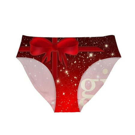 DECILRO Lingerie for Women Women s Christmas Printed Underwear Briefs Casual Comfortable Underwear Women s Underwear Red XXL
DECILRO Lingerie for Women Women s Christmas Printed Underwear Briefs Casual Comfortable Underwear Women s Underwear Red XXL