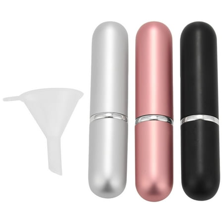 WELPET Perfume Atomizer Bottles Refillable Travel Size Perfume Bottles Set Of 3 Stylish Colours Black Pink and Silver Anti Spill Funnel Included
WELPET Perfume Atomizer Bottles Refillable Travel Size Perfume Bottles Set Of 3 Stylish Colours Black Pink and Silver Anti Spill Funnel Included