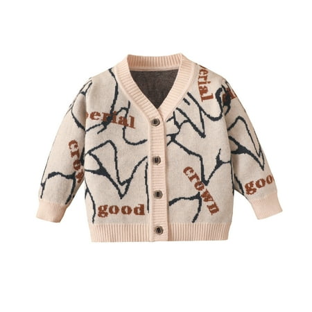 EUMODR Baby Sweatshirt Romper Boys 5T Winter Coat Toddler Boys Sweater Kids Casual Prints Button Up V Neck Knitted Cardigan Jacket Long Sleeve Cotton Outwear Coat
EUMODR Baby Sweatshirt Romper Boys 5T Winter Coat Toddler Boys Sweater Kids Casual Prints Button Up V Neck Knitted Cardigan Jacket Long Sleeve Cotton Outwear Coat