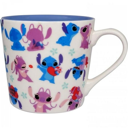 15 oz Lilo & Stitch Angel & Stitch Dancing Ceramic Mug