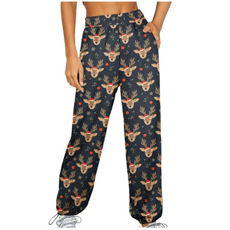 Jeans for Women Womens Jeans Women s Christmas Print Elastic Waist Pocket Drawstring Pants Maternity Leggings Bell Bottom Jeans for Women Clearance Multicolor L
Jeans for Women Womens Jeans Women s Christmas Print Elastic Waist Pocket Drawstring Pants Maternity Leggings Bell Bottom Jeans for Women Clearance Multicolor L