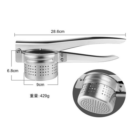 Stainless Steel Manual Juicer Silicone Handle Potato Shooter Fruit and Vegetable Squeeze Juicer Kitchen Cooking Tools New Product
Stainless Steel Manual Juicer Silicone Handle Potato Shooter Fruit and Vegetable Squeeze Juicer Kitchen Cooking Tools New Product