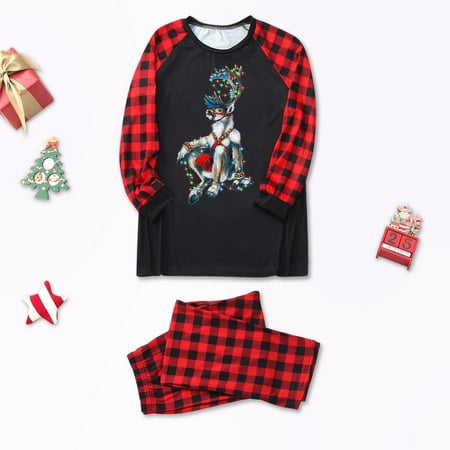 ERTUTUYI Parent Child Ladies Mother s Wear Parent Child Warm Christmas Suit Plaid Print Home Clothes Mom Suit Black S
ERTUTUYI Parent Child Ladies Mother s Wear Parent Child Warm Christmas Suit Plaid Print Home Clothes Mom Suit Black S