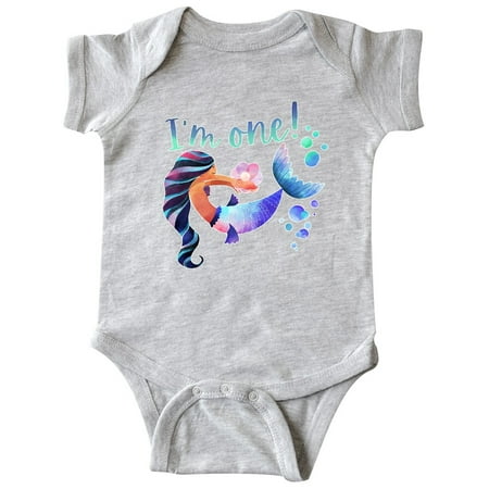 Inktastic I m One! 1st Birthday Pink and Blue Mermaid Gift Baby Boy or Baby Girl Bodysuit
Inktastic I m One! 1st Birthday Pink and Blue Mermaid Gift Baby Boy or Baby Girl Bodysuit