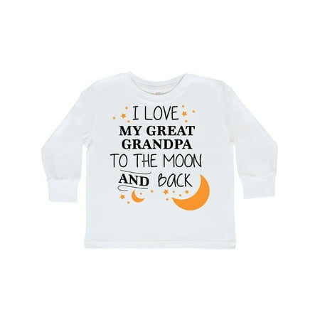 Inktastic I Love My Great Grandpa To The Moon and Back Gift Toddler Boy or Toddler Girl Long Sleeve T-Shirt
Inktastic I Love My Great Grandpa To The Moon and Back Gift Toddler Boy or Toddler Girl Long Sleeve T-Shirt