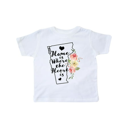 Inktastic Vermont Home is Where The Heart is with Watercolor Floral Gift Toddler Toddler Girl T-Shirt
Inktastic Vermont Home is Where The Heart is with Watercolor Floral Gift Toddler Toddler Girl T-Shirt
