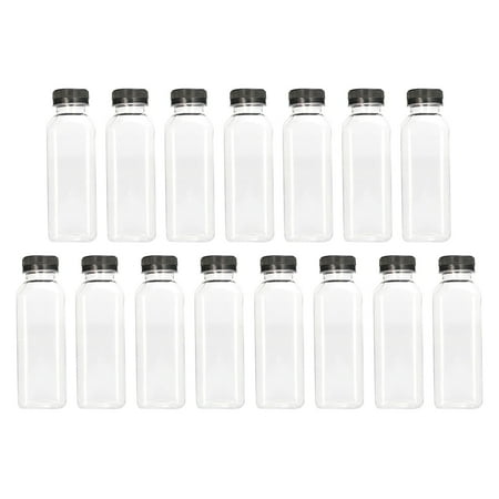 15pcs Empty Beverage Containers Plastic Juice Bottles with Lids for or Juice Milk
15pcs Empty Beverage Containers Plastic Juice Bottles with Lids for or Juice Milk