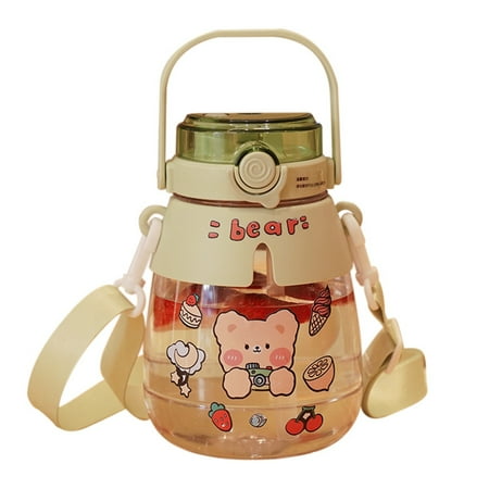 Gradient Cute Water Bottle for Girls Kids Big Belly Cup with Straw Stickers 1.3L Plastic Outdoor Sports Kettle 4
Gradient Cute Water Bottle for Girls Kids Big Belly Cup with Straw Stickers 1.3L Plastic Outdoor Sports Kettle 4